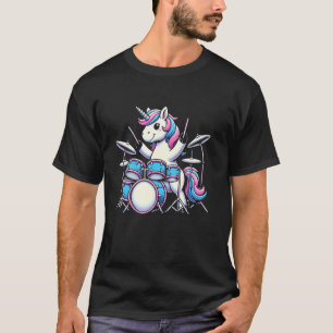 Einhorn-Schlagzeuger Magischer Beat T-Shirt