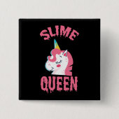 Einhorn-Schlamm-Königin, Mädchen-Schlamm-Königin, Button (Vorderseite)