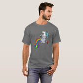 Einhorn-Schleifer-T-Shirt T-Shirt (Vorne ganz)