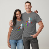 Einhorn-Schleifer-T-Shirt T-Shirt (Unisex)