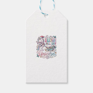 Einhorn-Schlitten-Ganztags-Einhorn-Reizendes Aufkl Geschenkanhänger
