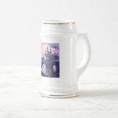 Einhorn-Schloss Bierglas (VorderseiteRechts)