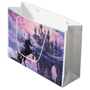 Einhorn-Schloss Große Geschenktüte