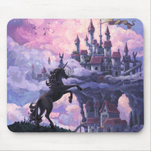 Einhorn-Schloss Mousepad