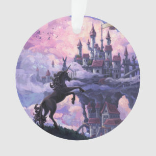 Einhorn-Schloss Ornament