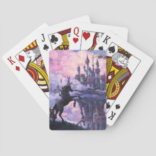 Einhorn-Schloss Spielkarten