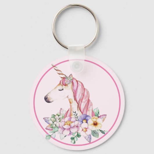 Einhorn Schlüsselanhänger (Vorderseite)