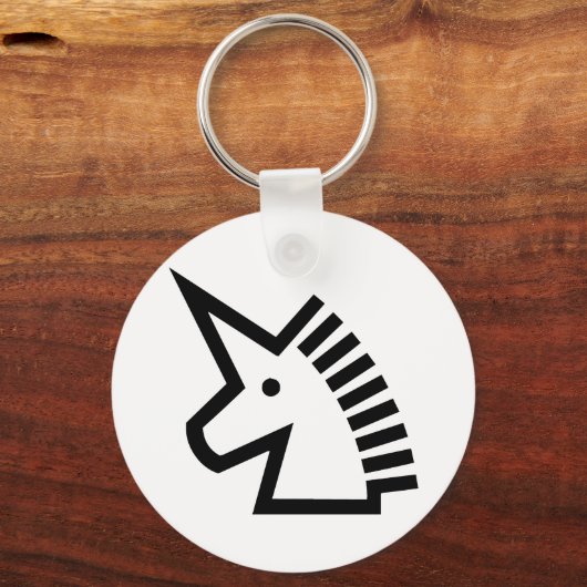 Einhorn Schlüsselanhänger (Vorderseite)