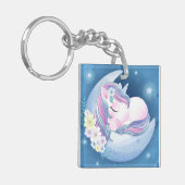 Einhorn Schlüsselanhänger (Vorderseite links)