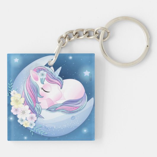 Einhorn Schlüsselanhänger (Rückseite)