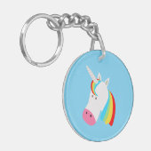 Einhorn Schlüsselanhänger (Vorderseite links)