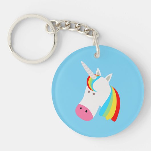 Einhorn Schlüsselanhänger (Vorderseite)