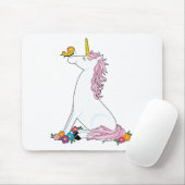 Einhorn-Schmetterling Mousepad (Mit Mouse)