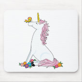 Einhorn-Schmetterling Mousepad (Vorne)