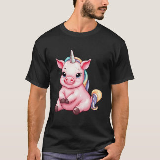 Einhorn-Schweinefleisch-Magisches Zuchttier T-Shirt
