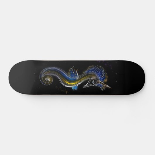 Einhorn-Seepferd-Skateboard Skateboard (Horizontal)