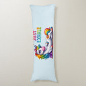 Einhorn Seitenschläferkissen (Vorderseite Vertikal)