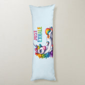 Einhorn Seitenschläferkissen (Rückseite (Vertikal))