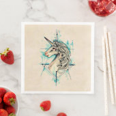Einhorn Serviette (Beispiel)