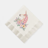 Einhorn Serviette (Ecke)