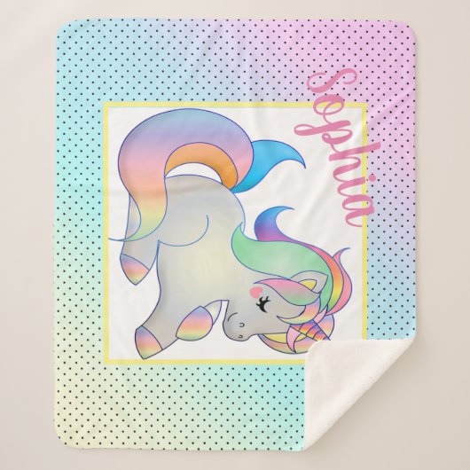 Einhorn Sherpadecke (Vorderseite)