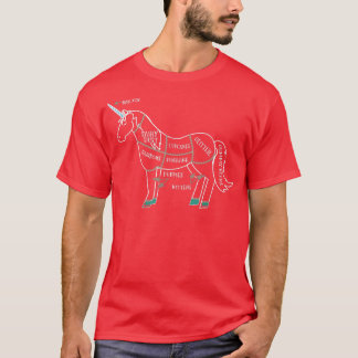 Einhorn Shirt-Einhorn Fleisch T Shirt-Einhörner A T-Shirt