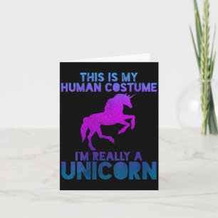 Einhorn-Shirt für Frauen - Kostüm-Spruch Lustig Karte