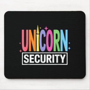 Einhorn-Sicherheit Halloween Vater Mama Brother Co Mousepad