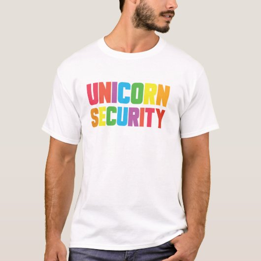 Einhorn-Sicherheits-Halloween T-Shirt (Vorderseite)