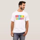 Einhorn-Sicherheits-Halloween T-Shirt (Vorne ganz)