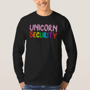 Einhorn-Sicherheits-Vater-Bruder-Halloween-Kostüm T-Shirt