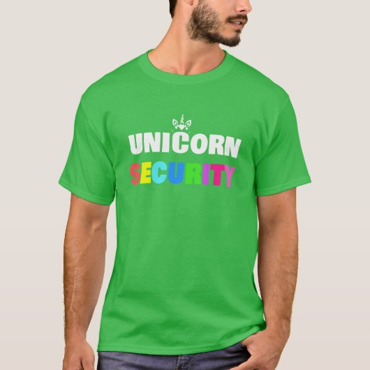 Einhorn-Sicherheitsfreund T-Shirt (Vorderseite)