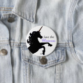 Einhorn-Silhouette Button (Beispiel)