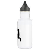 Einhorn-Silhouette Edelstahlflasche (Rechts)