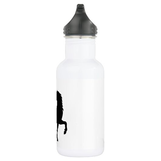 Einhorn-Silhouette Edelstahlflasche (Rechts)