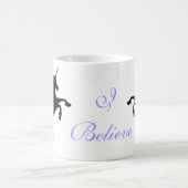 Einhorn-Silhouette Kaffeetasse (Mittel)