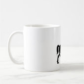 Einhorn-Silhouette Kaffeetasse (Links)