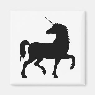 Einhorn-Silhouette Magnet