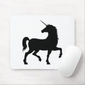 Einhorn-Silhouette Mousepad (Mit Mouse)