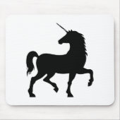 Einhorn-Silhouette Mousepad (Vorne)