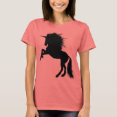 Einhorn-Silhouette T-Shirt (Vorderseite)