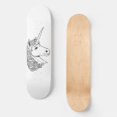 Einhorn Skateboard (Vorderseite)