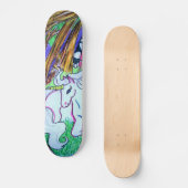 Einhorn-Skateboard Skateboard (Vorderseite)