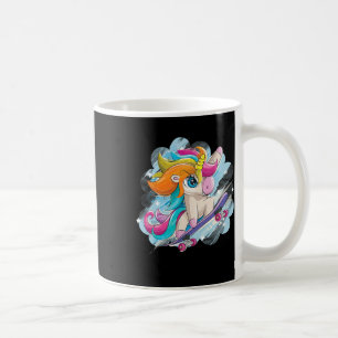 Einhorn Skateboarding-Shirt Mädchen Frauen Skatebo Kaffeetasse