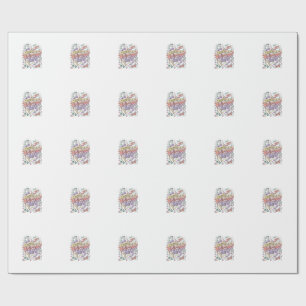 Einhorn Skater Einhorn Crew Whimsical Zazzle Desig Geschenkpapier