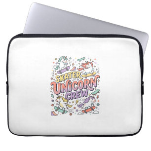 Einhorn Skater Einhorn Crew Whimsical Zazzle Desig Laptopschutzhülle