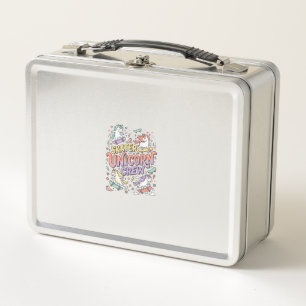 Einhorn Skater Einhorn Crew Whimsical Zazzle Desig Metall Brotdose