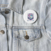 Einhorn Slothicorn Langsame Magie Farbiger Marktpl Button (Beispiel)