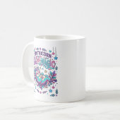 Einhorn Slothicorn Langsame Magie Farbiger Marktpl Kaffeetasse (Vorderseite Links)