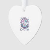 Einhorn Slothicorn Langsame Magie Farbiger Marktpl Ornament (Vorderseite)